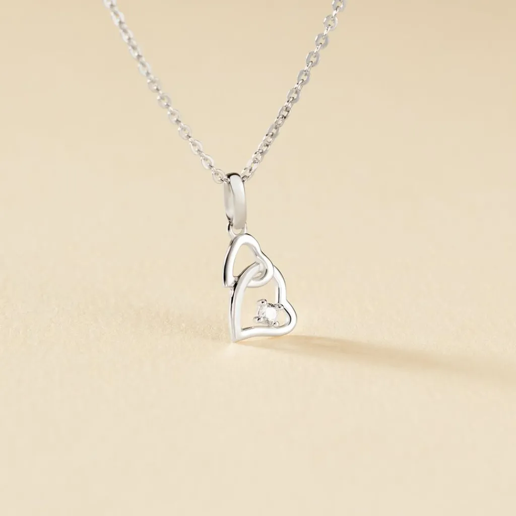 Histoire d'Or Collier Roma Argent Blanc Oxyde De Zirconium Clearance