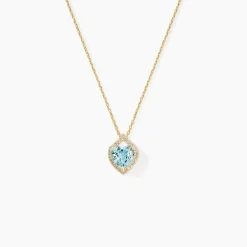 Histoire d'Or Collier Rosaline Or Jaune Topaze Et Oxyde De Zirconium or jaune topaze blanche Best