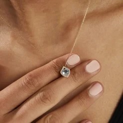 Histoire d'Or Collier Rosaline Or Jaune Topaze Et Oxyde De Zirconium or jaune topaze blanche Best