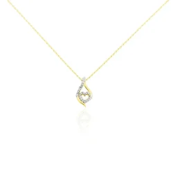 Histoire d'Or Collier Roso Or Jaune Diamant Hot