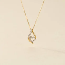 Histoire d'Or Collier Roso Or Jaune Diamant Hot