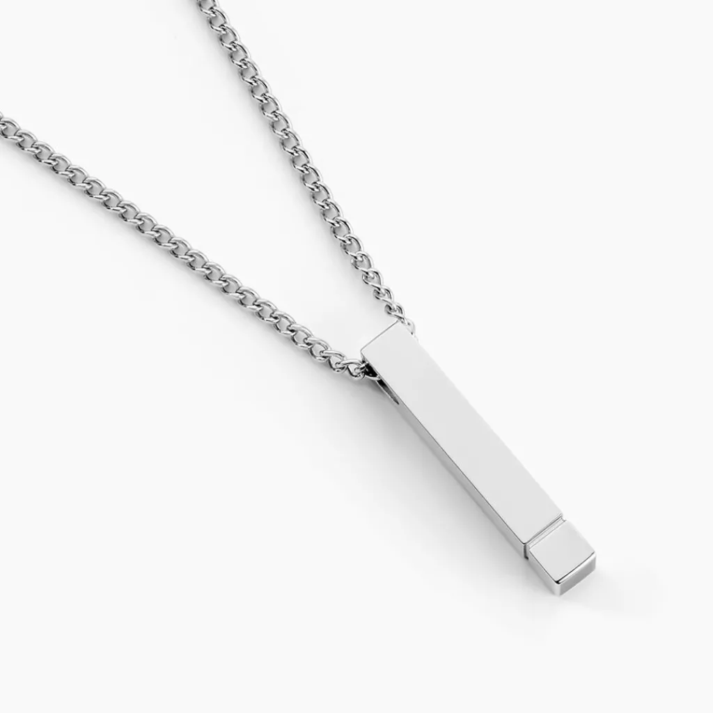 Histoire d'Or Collier Royan Acier Blanc Discount