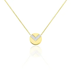 Histoire d'Or Collier Ruby Or Jaune Diamant