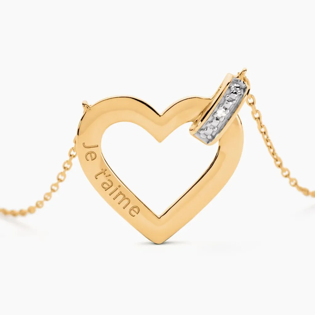 Histoire d'Or Collier Ruxandra Or Jaune Diamant Sale