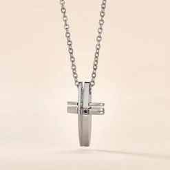 Histoire d'Or Collier Ruya Acier Blanc Oxyde De Zirconium New