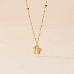 Histoire d'Or Collier Sakura Love Or Jaune Oxyde De Zirconium Outlet