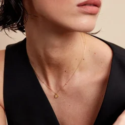 Histoire d'Or Collier Sakura Love Or Jaune Oxyde De Zirconium Outlet