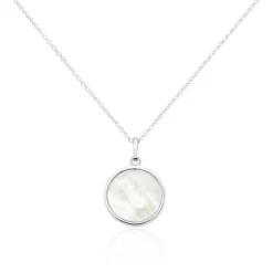 Histoire d'Or Collier Saül Argent Blanc Nacre Discount