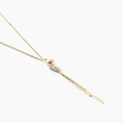 Histoire d'Or Collier Salman Or Jaune Perle De Culture Best