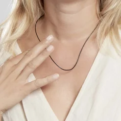 Histoire d'Or Collier Sanata Argent Blanc Outlet