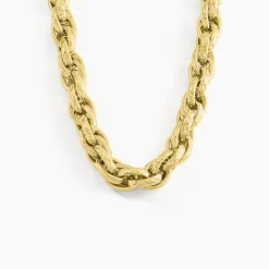 Histoire d'Or Collier Santa Cruz Acier Jaune Outlet