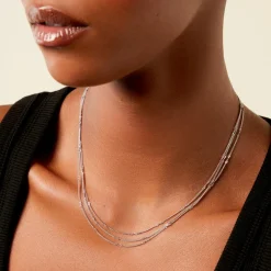 Histoire d'Or Collier Santoline Argent Blanc Discount