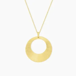 Histoire d'Or Collier Sautoir Acier Doré Rohan