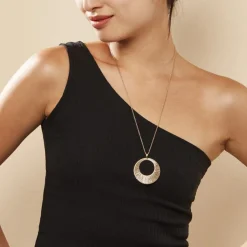 Histoire d'Or Collier Sautoir Acier Doré Rohan