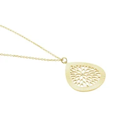 Histoire d'Or Collier Sautoir Acier Doré Iwona New