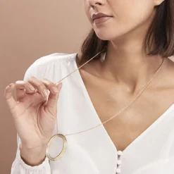 Histoire d'Or Collier Sautoir Agostino Acier Jaune Clearance