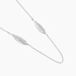 Histoire d'Or Collier Sautoir Euriell Argent Blanc