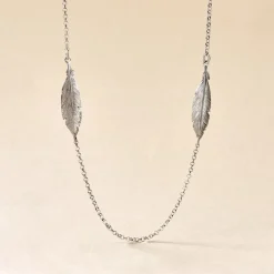 Histoire d'Or Collier Sautoir Euriell Argent Blanc