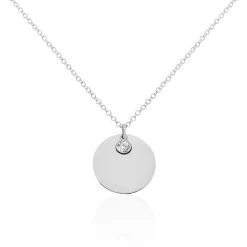 Histoire d'Or Collier Sautoir Paula Argent Blanc Oxyde De Zirconium Sale