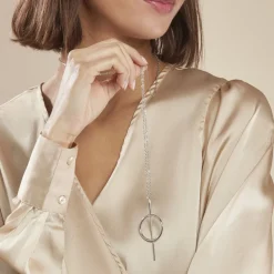 Histoire d'Or Collier Sautoir Timie Acier Blanc Clearance