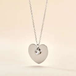 Histoire d'Or Collier Sautoir Ylla Argent Blanc Oxyde De Zirconium