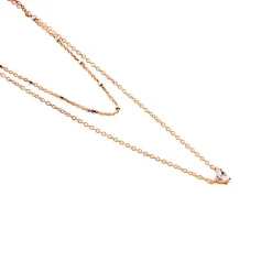 Histoire d'Or Collier Serres Argent Rose Oxyde De Zirconium Best