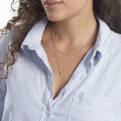 Histoire d'Or Collier Serres Argent Rose Oxyde De Zirconium Best