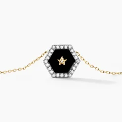 Histoire d'Or Collier Servius Or Jaune Oxyde De Zirconium