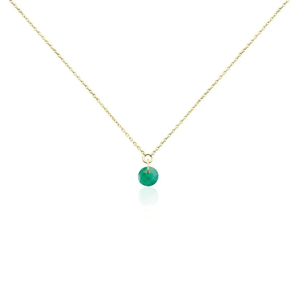 Histoire d'Or Collier Shakir Or Jaune Emeraude or jaune émeraude Outlet