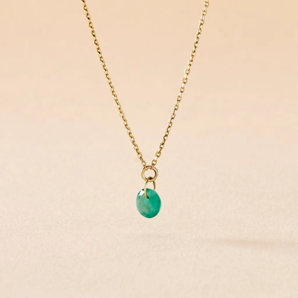 Histoire d'Or Collier Shakir Or Jaune Emeraude or jaune émeraude Outlet