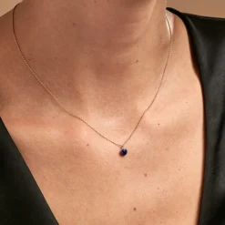 Histoire d'Or Collier Shakir or jaune saphir Discount