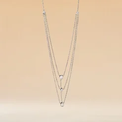 Histoire d'Or Collier Shanene Argent Blanc Oxyde De Zirconium Clearance