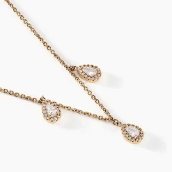 Histoire d'Or Collier Shiny Drops Plaqué Or Doré Oxyde De Zirconium Discount