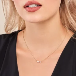 Histoire d'Or Collier Shiny Garden Or Jaune Oxyde De Zirconium Discount