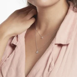 Histoire d'Or Collier Shone Argent Oxyde De Zirconium Best