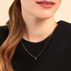 Histoire d'Or Collier Siem Argent Blanc Oxyde De Zirconium Discount