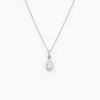 Histoire d'Or Collier Silvette Argent Blanc Oxyde De Zirconium Best