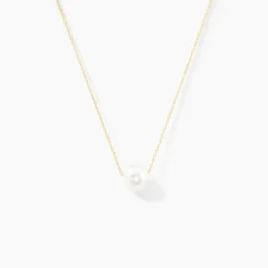 Histoire d'Or Collier Sissy Or Jaune Perle De Culture or jaune perle nacre Best