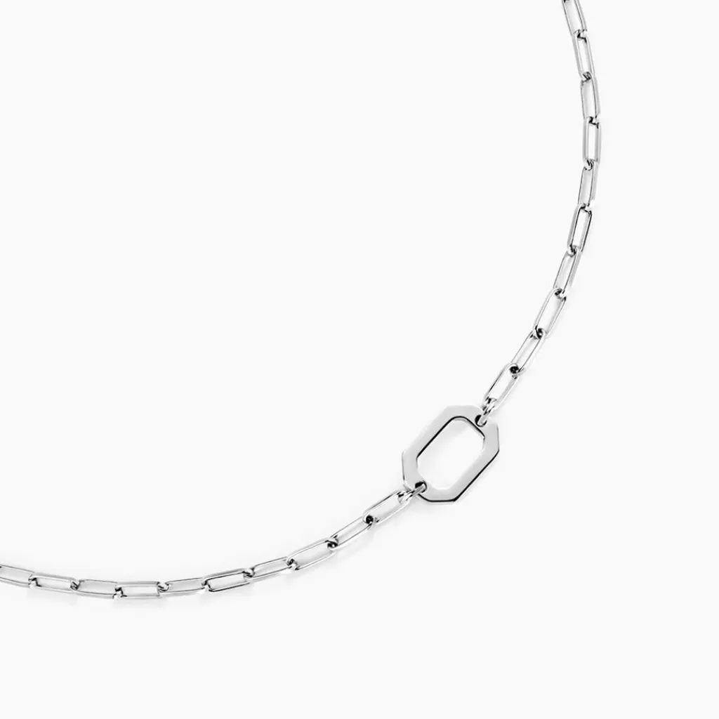 Histoire d'Or Collier Soho Argent Blanc Best