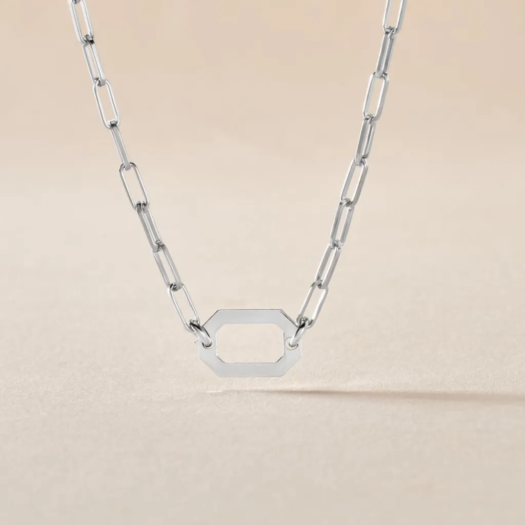 Histoire d'Or Collier Soho Argent Blanc Best