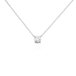 Histoire d'Or Collier Solitaire Victoria Platine Blanc Diamant platine blanc diamant blanc Online