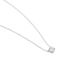 Histoire d'Or Collier Solitaire Victoria Platine Blanc Diamant platine blanc diamant blanc Online