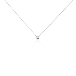 Histoire d'Or Collier Solitaire Victoria Platine Blanc Diamant platine blanc diamant blanc Outlet