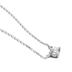 Histoire d'Or Collier Solitaire Victoria Platine Blanc Diamant platine blanc diamant blanc Outlet