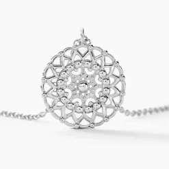 Histoire d'Or Collier Sophina Argent Blanc Hot