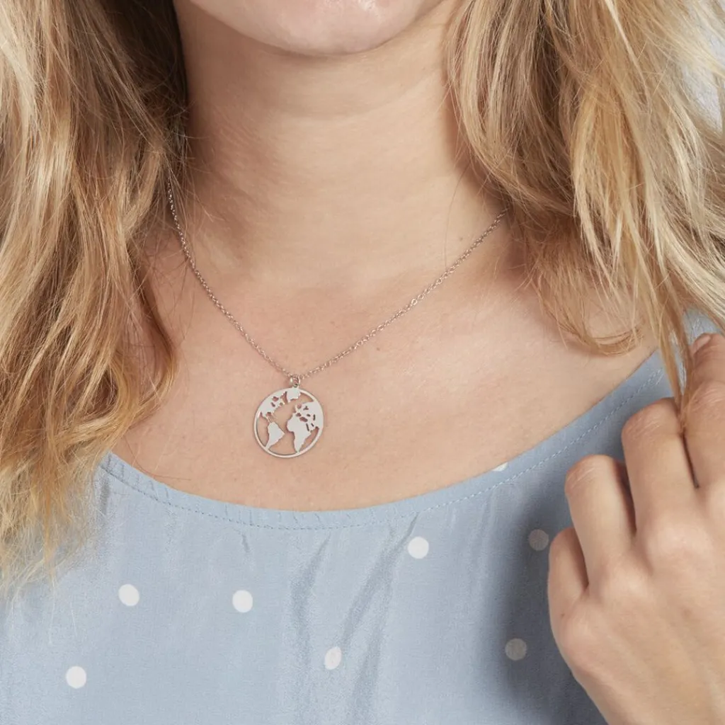 Histoire d'Or Collier Soukaina Argent Blanc