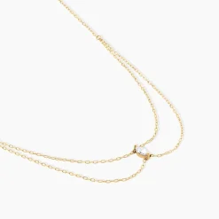 Histoire d'Or Collier Sparkle Or Jaune Oxyde De Zirconium