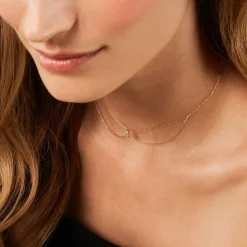 Histoire d'Or Collier Sparkle Or Jaune Oxyde De Zirconium