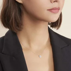 Histoire d'Or Collier Star Or Blanc Oxyde De Zirconium Best