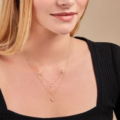 Histoire d'Or Collier Stellar Or Jaune Oxyde De Zirconium Online